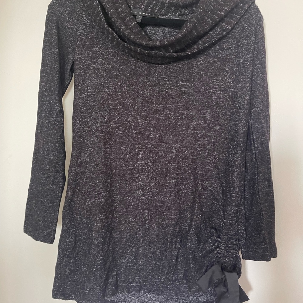 WHBM NWT Cowl Neck Long Sleeve
